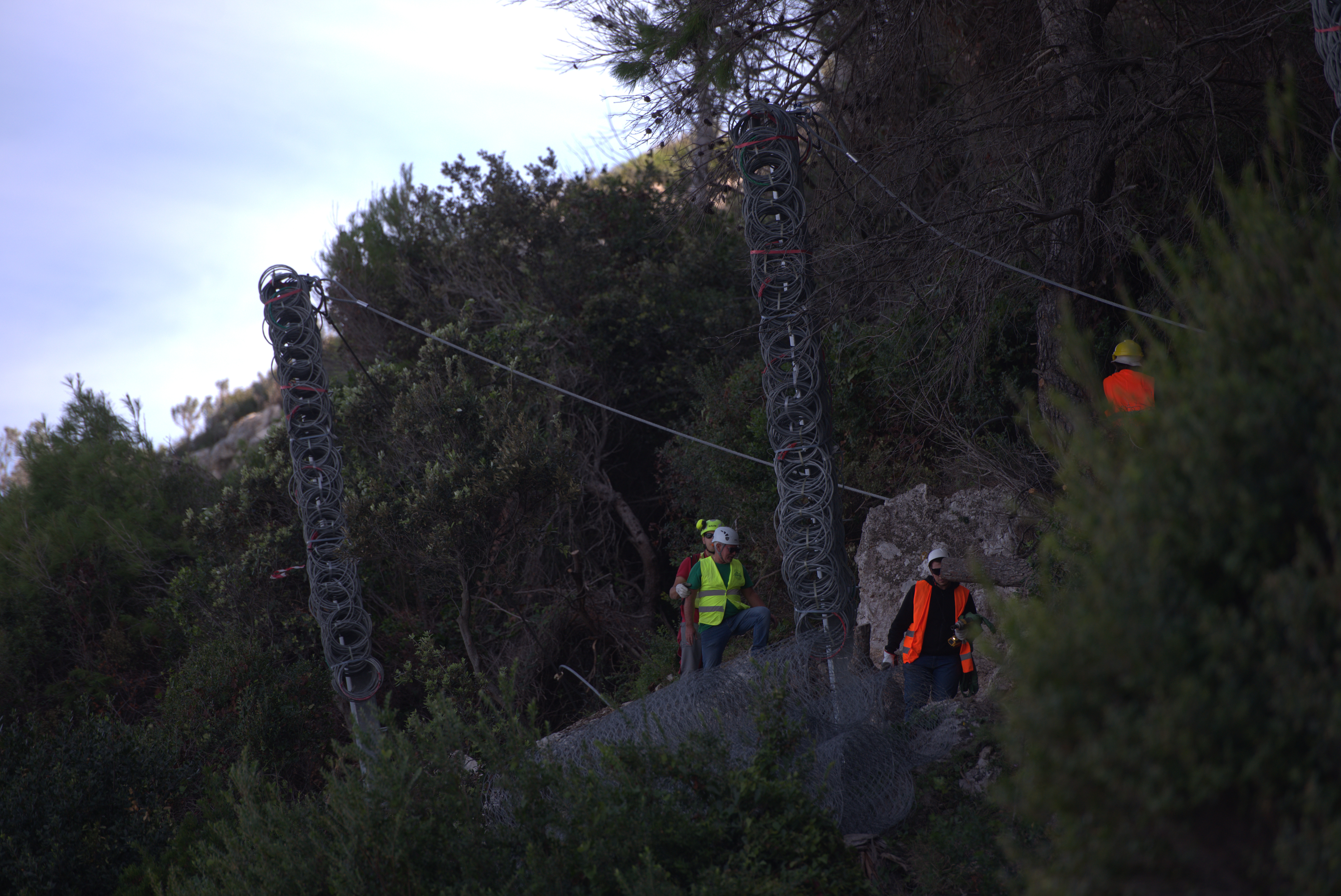 Consolidamento versante roccioso