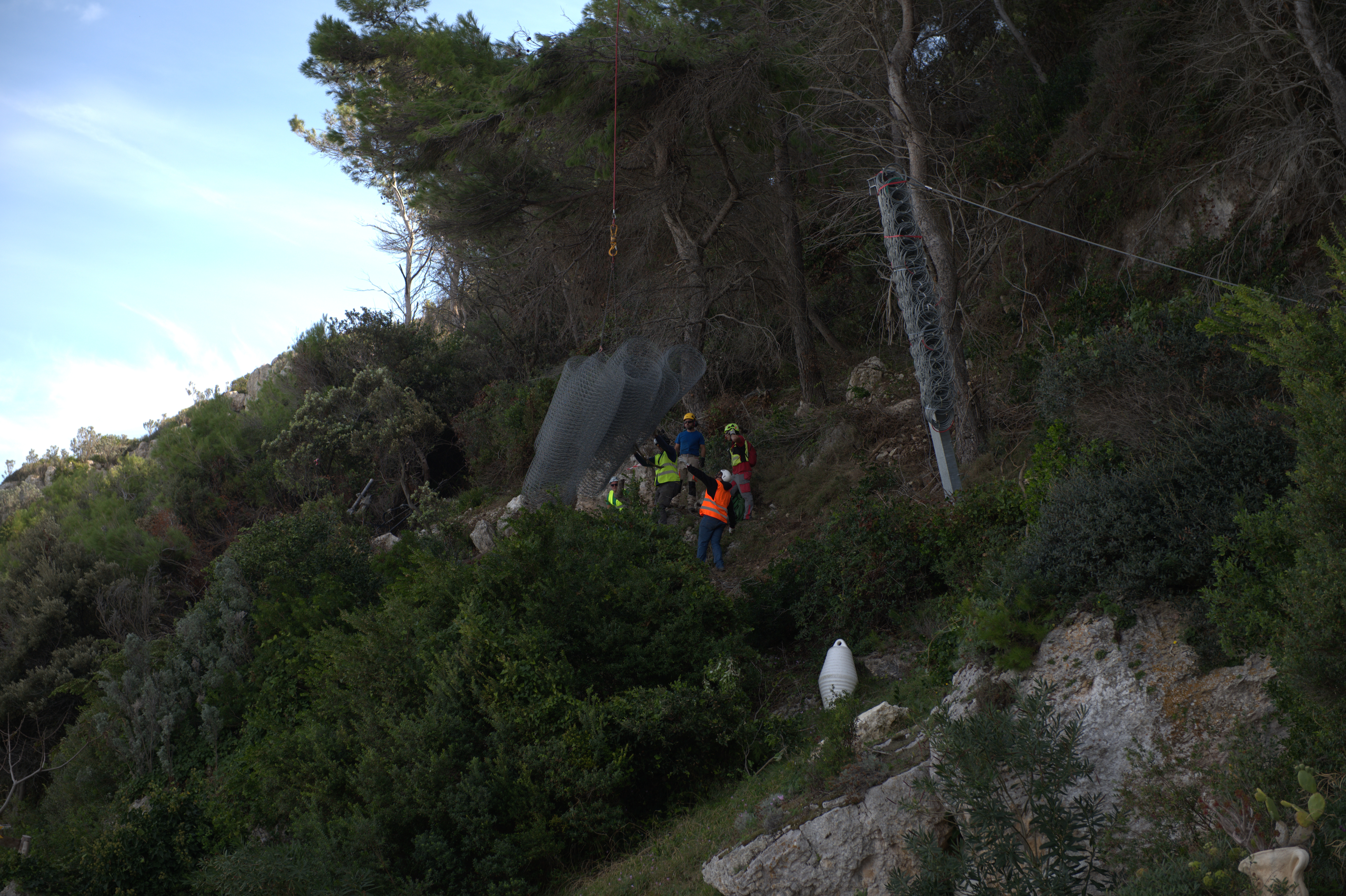 Arenile protetto dopo intervento